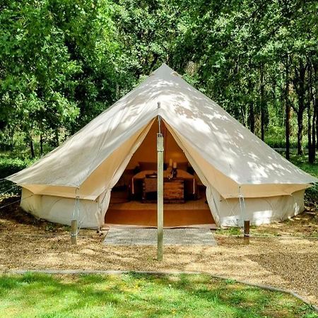 Luxury Bell Tent At Camping La Fortinerie Mouliherne Экстерьер фото